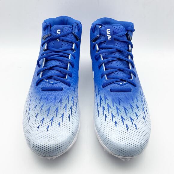 Under Armour Mens Spotlight Fran RM 4.0 Cleats US 11.5M EU 45.5 White Blue EUC - Picture 5 of 12